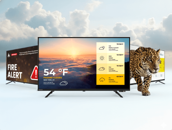 Commercial Displays from 43” to 98”